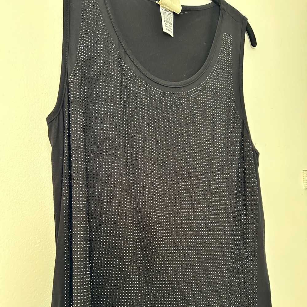 Beaded tank top